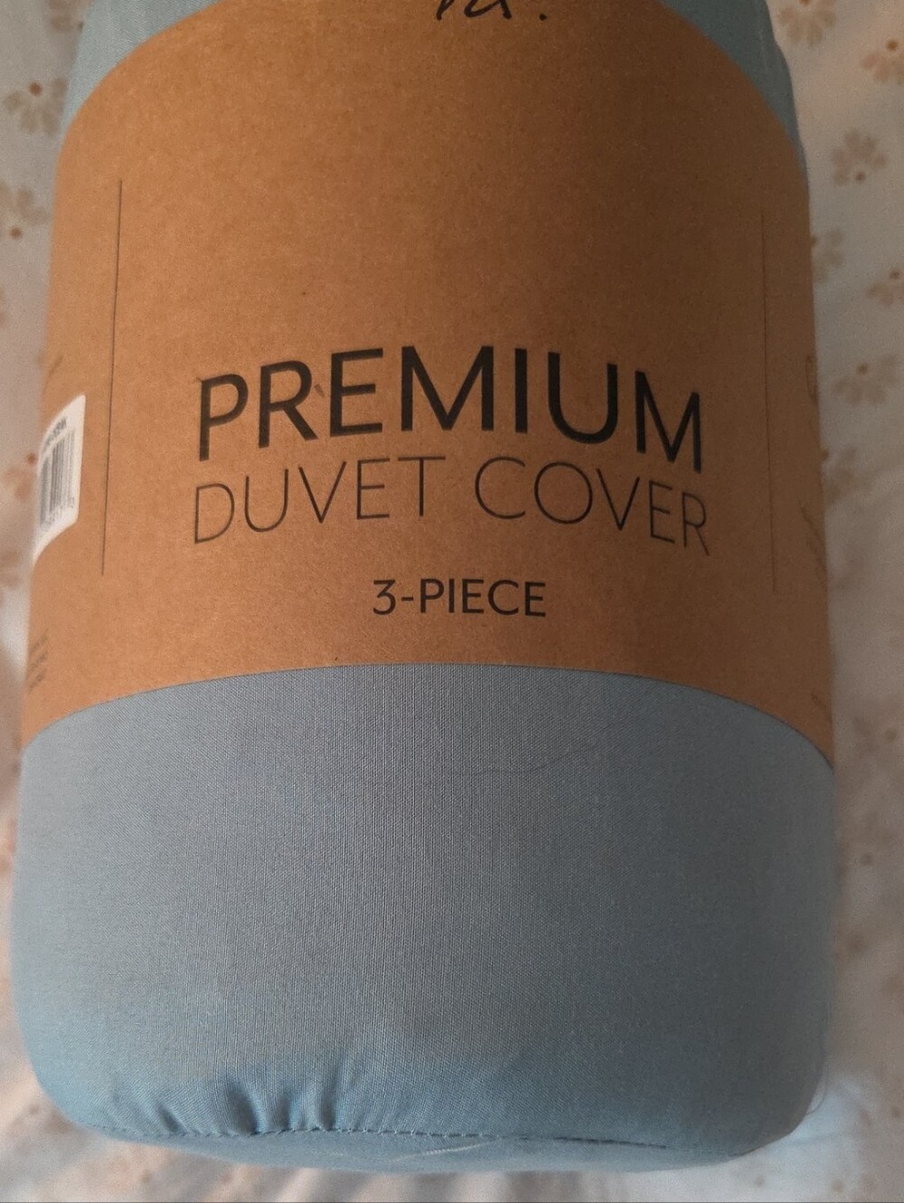 Premium KING/CAL KING Duvet Cover Set in Light Blue - 3-Piece